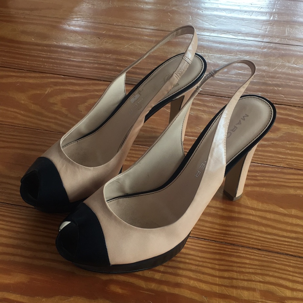Marc Fisher Natural Leather Heel